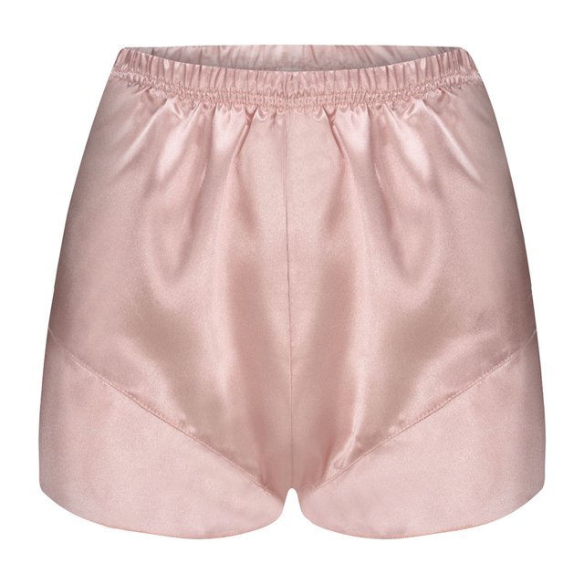 Prolriy Pyjamas en Soie pour Femmes, Shorts de Pyjama Décontractés à la Mode pour Femmes, Pantalons de Pyjama Confortables, Shorts de Pyjama pour Femmes, Pyjamas pour Femmes Rose TTTG