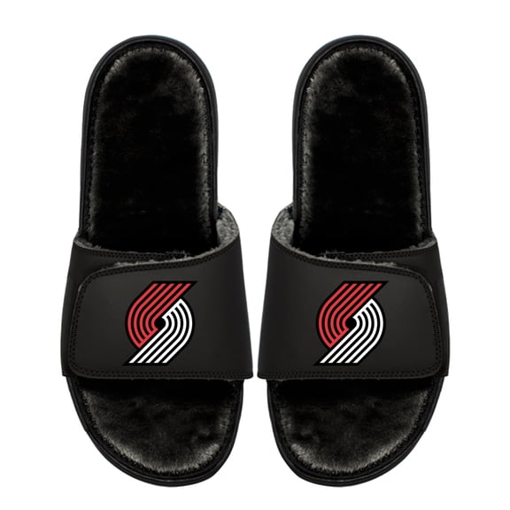 Youth ISlide  Portland Trail Blazers Logo Fur Slide Sandals