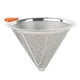 thumbnail image 3 of Yuarrent Gotero de café con cono TureClos con soporte Filtro de café reutilizable de doble cubierta de acero inoxidable Juegos de servir café y té Yuarrent HA2424-00B, 3 of 6