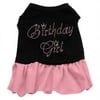 Mirage Pet Products 57-03 SMBKPK Birthday Girl Rhinestone Dresses Black with Pink Sm - 10