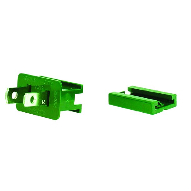 Paquete de 100 luces brillantes para Navidad, color verde, enchufe macho