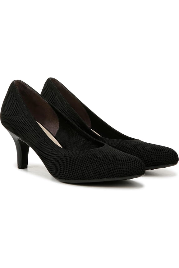 Women's Parigi Dress Pump Black Fly Knit 5.5M