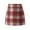 #01/Red, variant on 2-16 Years Girl High Waisted Plaid Skirt A-Line Mini Skirt Fall Winter Wool Bodycon Pencil Skirts