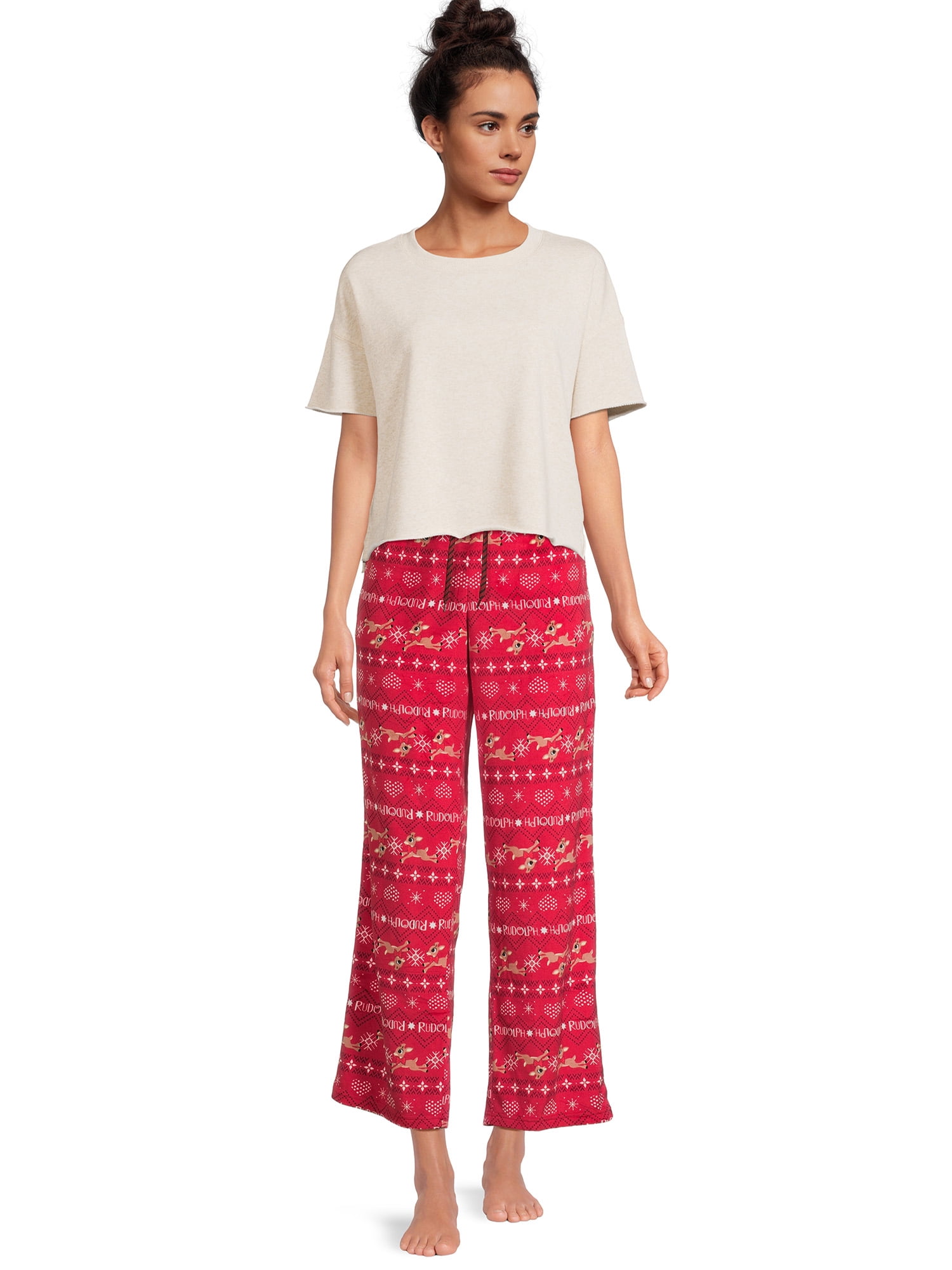 Rudolph the Red Nosed Reindeer Velour Sleep Pants (Women’s or Women’s Plus)