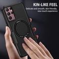 thumbnail image 5 of Magnetic Phone Case for Samsung Galaxy S22 Ultra (Not S22) Compatible with Magsafe, Military-Grade Shockproof Case with Built-in Magnet Circle for Samsung Galaxy S22 Ultra, MS Black, 5 of 18