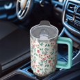 thumbnail image 5 of Festive Christmas 30oz Travel Coffee Cup Stainless Steel with Handle and Straw, Holiday Insulated Leak Proof Tumbler, Gift for Women Men, 5 of 5
