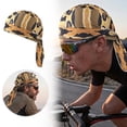 thumbnail image 2 of Shadoumai Paisley Cooling Headscarf Cap Set, 4Pack Breathable Sweat Wicking Durag Lightweight Stretch Bandana Outdoor Cycling Running, 2 of 10