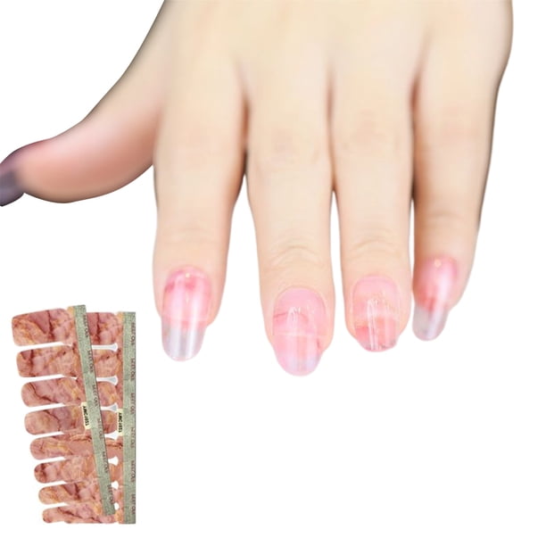 Seitruly Pegatina para uñas Estilo autoadhesivo Combinación perfecta Paster atractivo Viscosidad fuerte Encanto Fácil de arrancar Puntas de manicura Juegos de manicura YMC1005 Seitruly CE011888-05B