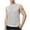 Gray, variant on Men's Tank Top Summer Fashion Hollow Out Casual Solid Color Sleeveless Loose Fit Shirt Round Neck Collar Blouse Shirt Tank Top