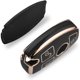 thumbnail image 2 of Funda para Llave de Coche para Mercedes Benz, Funda para Llave para Mercedes Benz W204 W211 2-3 Botones sin Llave Clase ABCE (Borde Dorado Negro), 2 of 7
