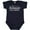 Navy, variant on Inktastic From Sacramento California in White Distressed Text Boys or Girls Baby Bodysuit