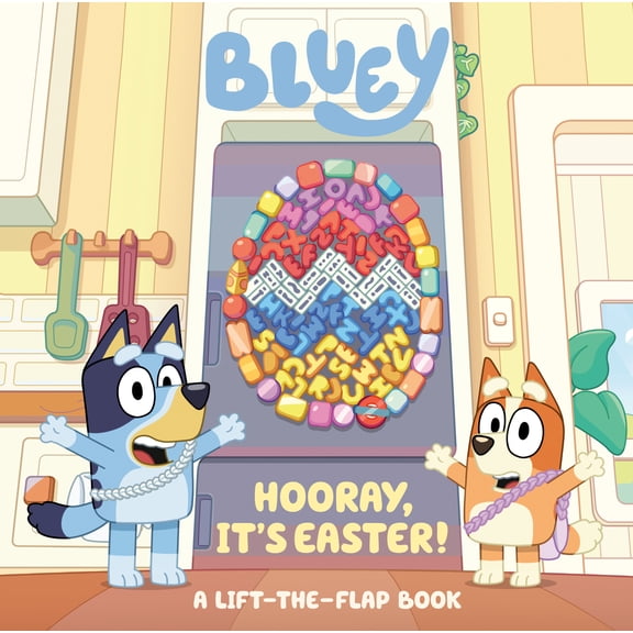 Bluey: Hooray, It's Easter!: A Lift-The-Flap Book (Board Book)