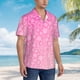 thumbnail image 3 of Fotbe Breast Cancer Pink Ribbons Awareness Camisa Hawaiana para Hombre Unisex – Camisa Casual de Verano con Botones de Manga Corta de Algodón y Lino,Medium, 3 of 7