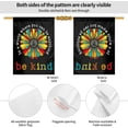 thumbnail image 3 of Hope Love Equality Inclusion Kindness Garden Flag 12 X 18 In Peace Outdoor Floral Mini Yard Flag House Flags Double-Sided Farmhouse Sign For Home Garden Decoration, 3 of 4