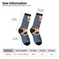 thumbnail image 5 of The Loud House Adult Socks Casual Tube Socks Durable Comfort Calf Socks Soft Elastic Crew Socks 3 Black, 5 of 8
