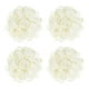 thumbnail image 1 of Uxcell 4 Paquete de Broches y Pines de Rosa para Mujeres, Pines de Solapa Delicados de Tela de Satén, Grandes Flores de Camelia, Clips Crema, 1 of 1