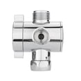 thumbnail image 1 of 1/2 Inch Three Way T-adapter For Toilet Bidet Shower Head Diverter Bathroom Shelves with Towel Bar Standing Towel Racks for Bathroom Bathroom Rugs Non Face Towels for Bathroom Bathroom Shelves Wall, 1 of 4