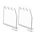 thumbnail image 3 of deevoka 2 Pieces Acrylic Shelf Dividers for Closet Organization for Bathroom Kitchen, 3 of 7