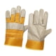 thumbnail image 4 of Guantes de soldadura Guantes de protección Guantes de trabajo resistentes al fuego Guantes resistentes al desgaste Beige, 4 of 6