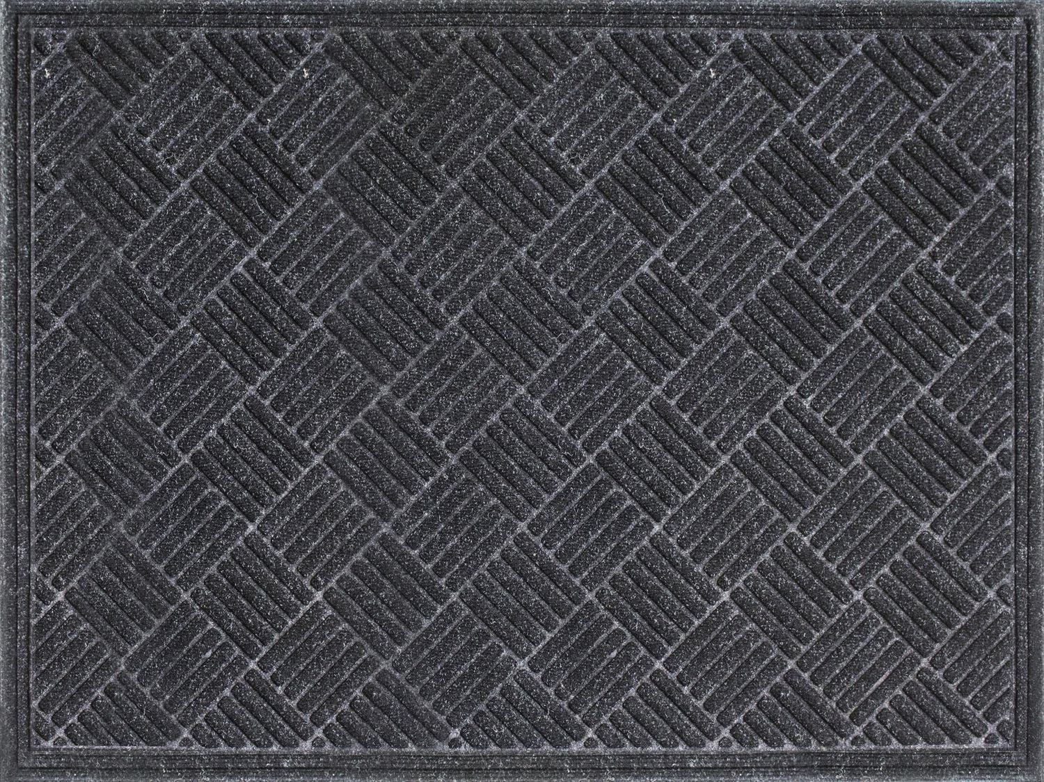 3' x 4' Contours Doormat, Charcoal