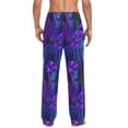 thumbnail image 4 of FORMRS Mens Pajama Pants with Pockets Soft Cotton Sleepwear Lounge Bottoms, Sizes S-2XL, Dark Mushrooms Pattern, 4 of 7