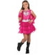Rubie's Filles Supergirl Rose Chaud Robe Costume w Cape & Gantelets Taille Med 8/10 – image 1 sur 1