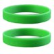 thumbnail image 2 of 5X Brazalete de Puno Munequera Pulsera de Elasticidad de Moda de Goma de Silicona Verde, 2 of 4