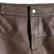 thumbnail image 3 of Womens Shorts Trendy High Waisted Genuine Leather Look Stretchy Jean Shorts Short Denim Pants with Pockets Comfy, 3 of 5