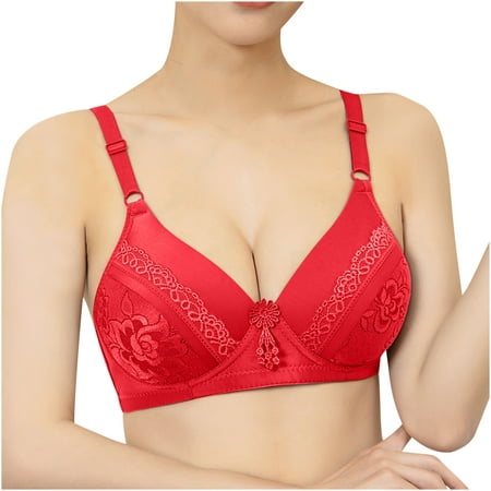 

Women s Ultimate Lift Wireless Bra Soft Comfort Full-Coverage Lightly Padded Bra Thin Breathable Push Up Support Everyday Bra