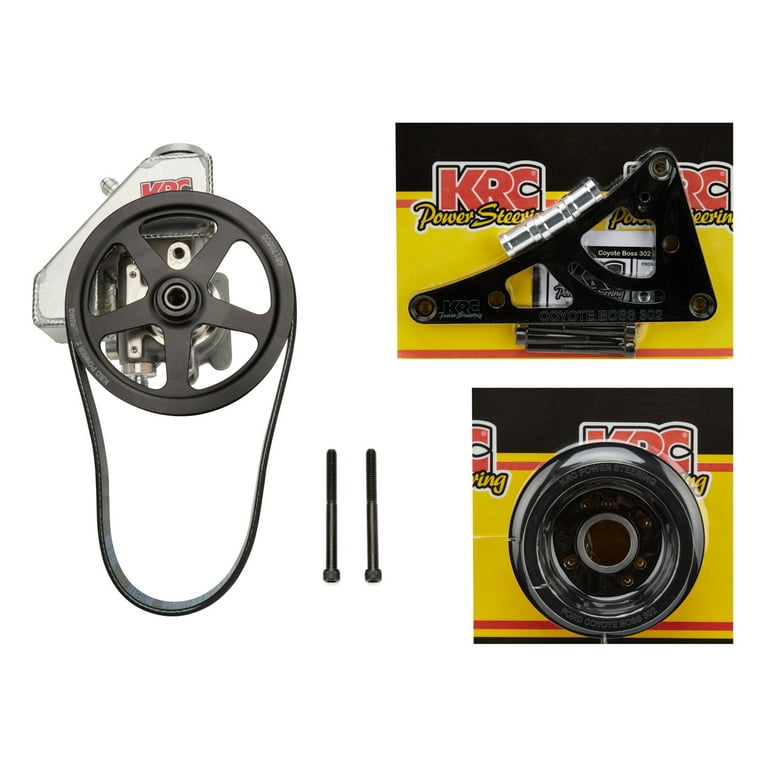 KRC Pulley & Power Steering Pump Kit Ford Coyote w/ B/O Res. KRC Pulley & Power Steering Pump Kit Ford Coyote w/ B/O Res.
