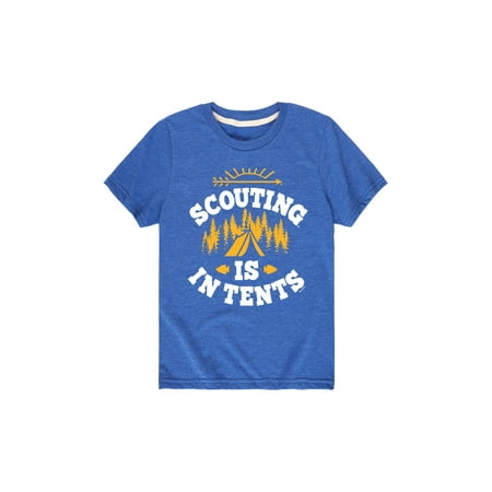 Boy Scouts of America Scouting Is In Tents - Youth Short Sleeve (Best Tent For Boy Scouts)