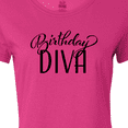 thumbnail image 4 of Inktastic Birthday Diva in Black Women's T-Shirt, 4 of 5