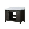thumbnail image 5 of Lexora Home Marsyas 48" Quartz Top Single Vanity with Sink in Brown, 5 of 9