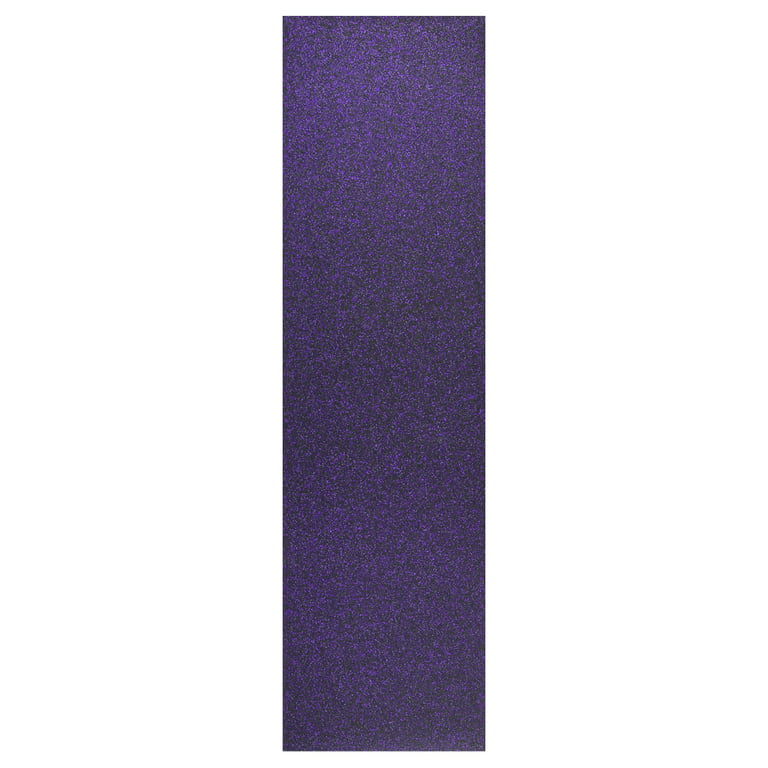 Black Diamond Grip Skateboard Griptape Sheet Glitter Purple 9 x 33