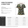 thumbnail image 5 of Naloa Hand Drawn Citrus Fruits Elegant Lemons Print T-Shirts Short Sleeve V Neck Tees for Women Fashion Tops Trendy Lightweight Soft Casual Summer Outfits Clothes, 5 of 5