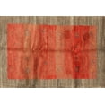 thumbnail image 1 of Ahgly Company Machine Washable Indoor Rectangle Contemporary Neon Red Area Rugs, 2' x 4', 1 of 7