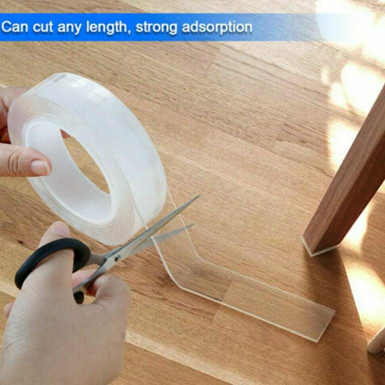 Nano Tape 1M/3M/5M Double Tape Super Strong 2MM Thick Double Sided Tape  Magic Tape Heavy Duty Hooks Used For Home Living