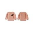 thumbnail image 2 of BemeyourBBs Toddler Baby Football Sweater Crew Neck Long Sleeve Chunky Knit Tops, 2 of 9