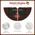 thumbnail image 5 of Bingfone Christmas Tree Skirt Mat Christmas Decoration Interior 48"-Wonderful Time Christmas, 5 of 8