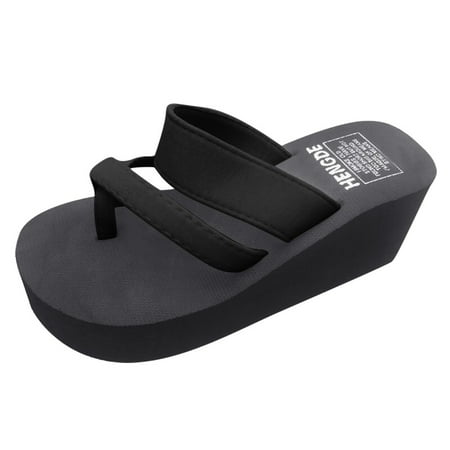 

Betiyuaoe Shoes for Women Summer Wedges Sandals Non-Slip Flip Flops Sandals Flat Beach Slippers Shoe