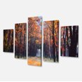 thumbnail image 2 of Alley dans la Forêt d'Automne Dense - Impression sur Toile Forêt, 2 of 3
