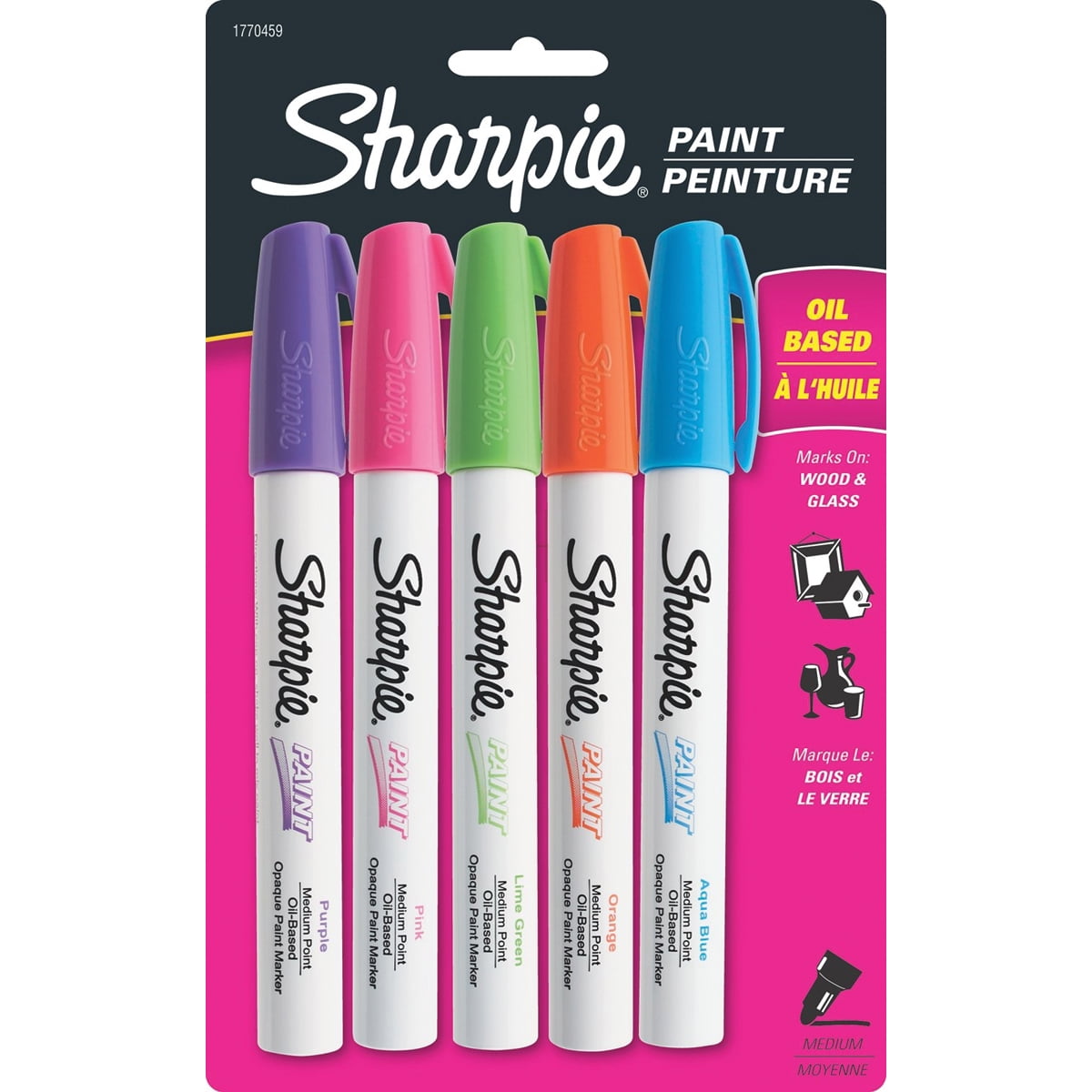 Sharpie Paint Oil Based Opaque Paint Marker Medium Point Lime Green