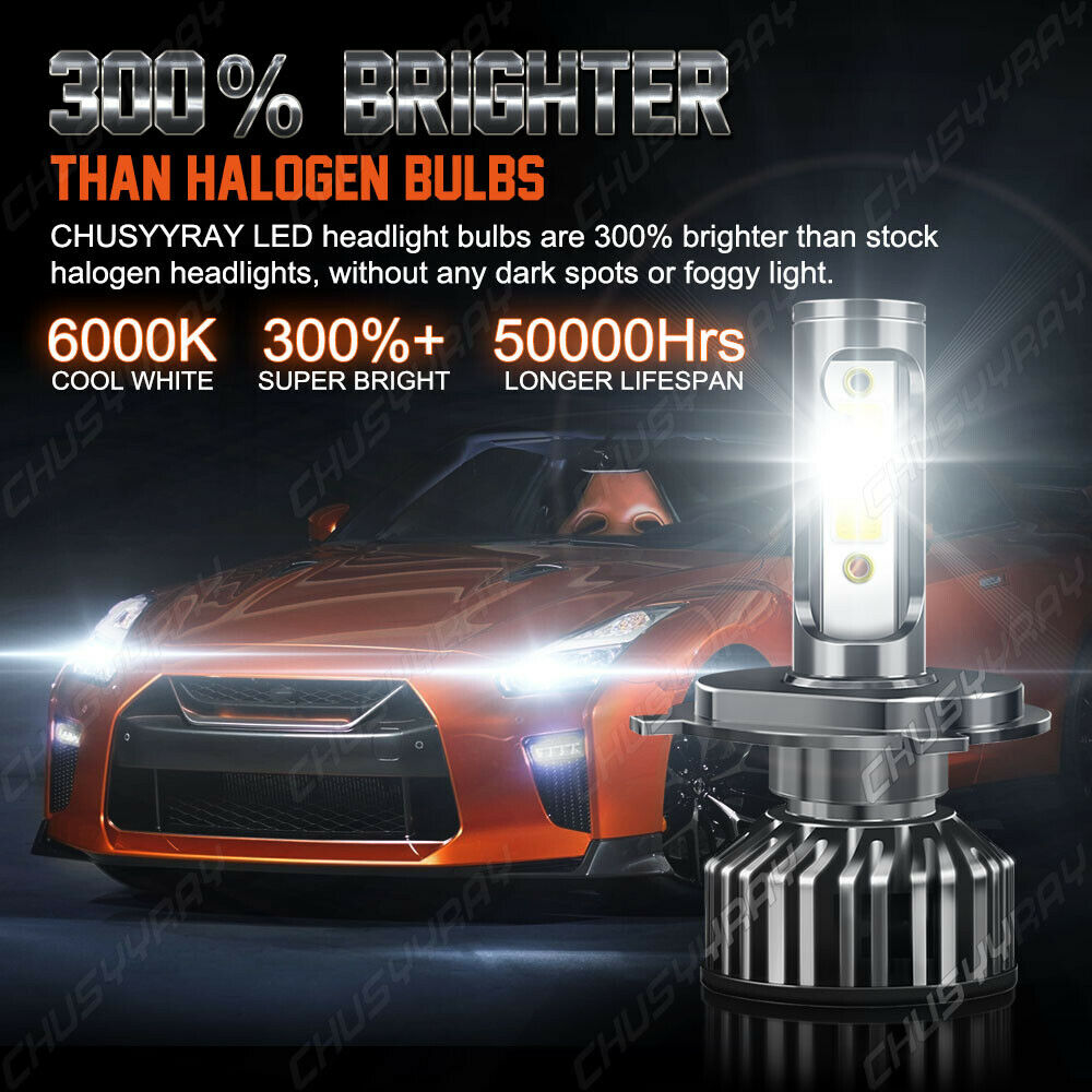 MOTORS Fog Light Bulbs For Honda HRV 2016 2017 2018 HRV Combo 4x LED