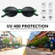 thumbnail image 4 of Gafas de Sol FEISEDY Retro Ovaladas B1171 Verde Transparente para Mujer, 4 of 7