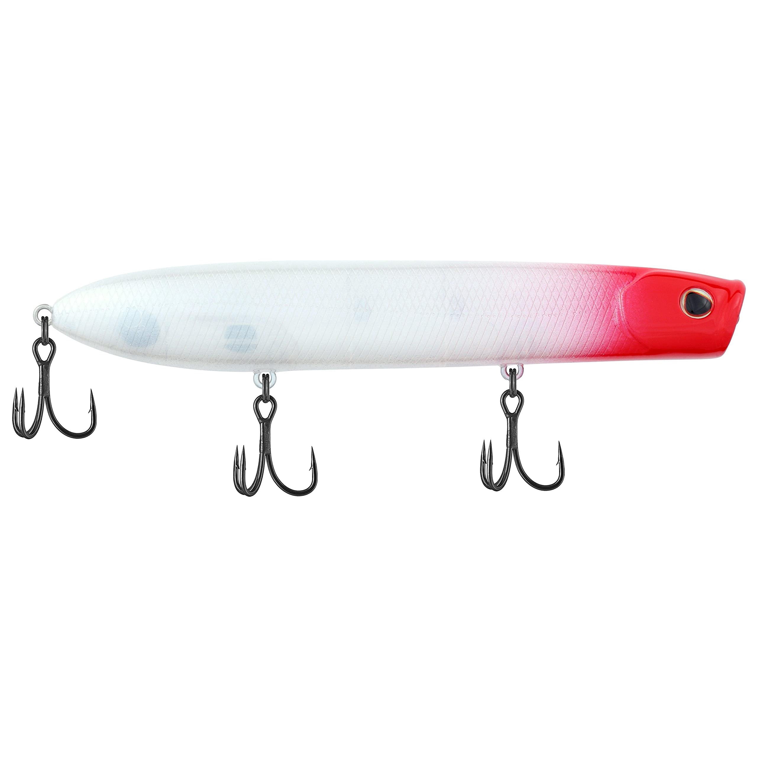 Berkley Cane Walker Topwater Fishing Lure, Red Head, 4/5 oz