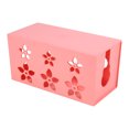 thumbnail image 1 of Caja de almacenamiento de enchufe práctico rosa, caja organizadora ordenada de cables de alambre (S), 1 of 2