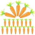thumbnail image 5 of Raindrops 40 Pcs Easter Glitter Carrot Glitter Carrot Decoration Easter Carrot Ornament for Easter Party, 5 of 8