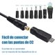thumbnail image 4 of Adaptador Universal de CA a CC, 3V-12V Fuente de alimentación Universa l 100V-240V AC a DC Adaptador Universal, 2.1A Salida USB 30W Fuente Alimentación Conmutada con 8 Cotor, 4 of 5
