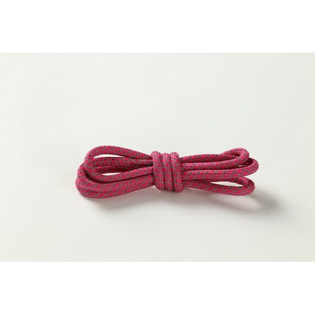 

Toyella Reflective Round Rope Shoe Laces Night Running Shoestrings Boost Sneakers Rose Red 1.4m
