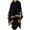 Khaki, variant on Women Wrap Shawl Women's Printed Shawl Fashionable Warm Soft Cardigans Scarf Double Thickened Wrap Black,One Size
